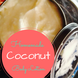 homemade coconut body lotion