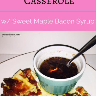 Waffle Breakfast Casserole